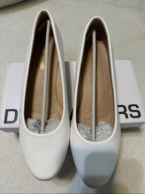 Dream Pairs White Women's low heels